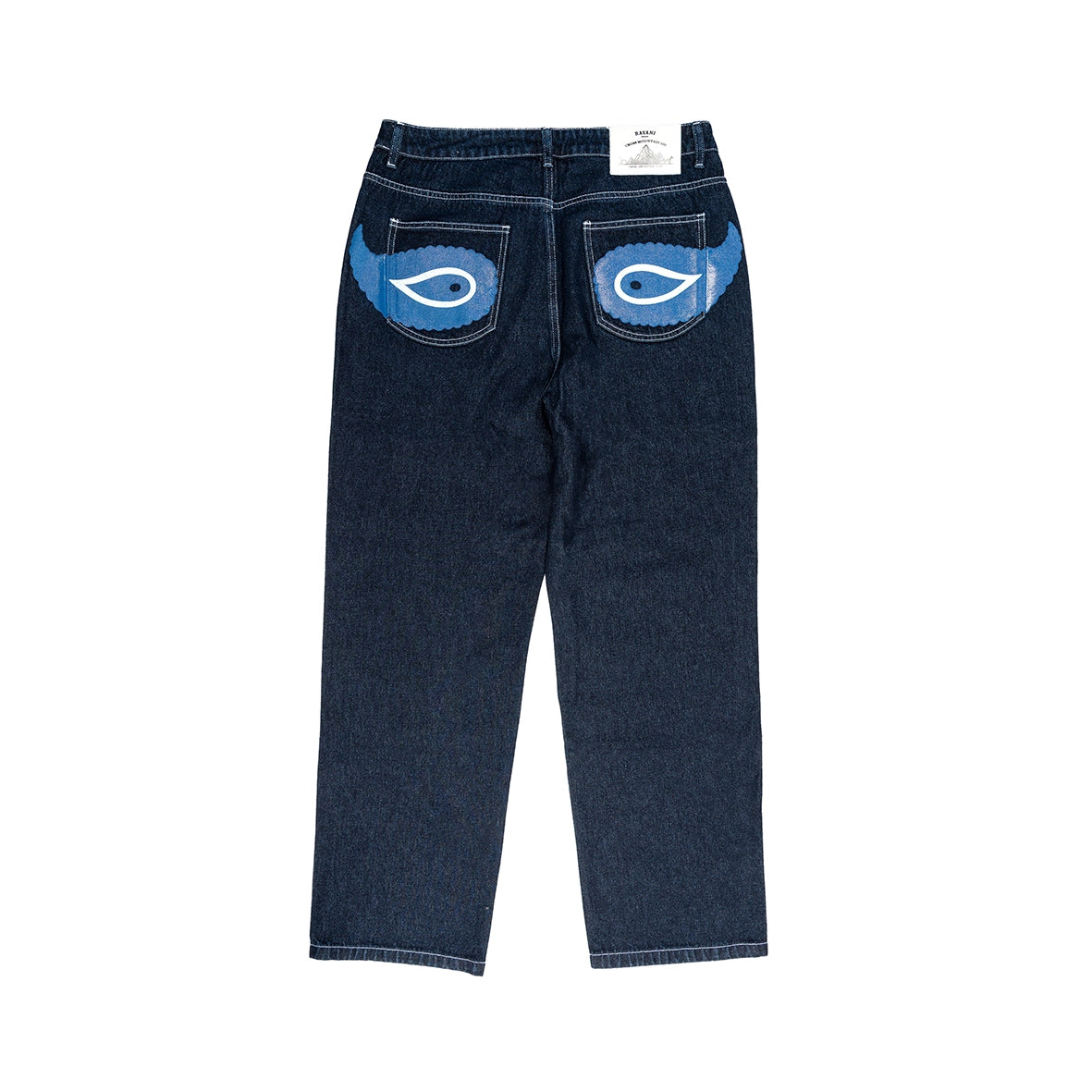 RAVANI Nazar Paisley Denim Navy