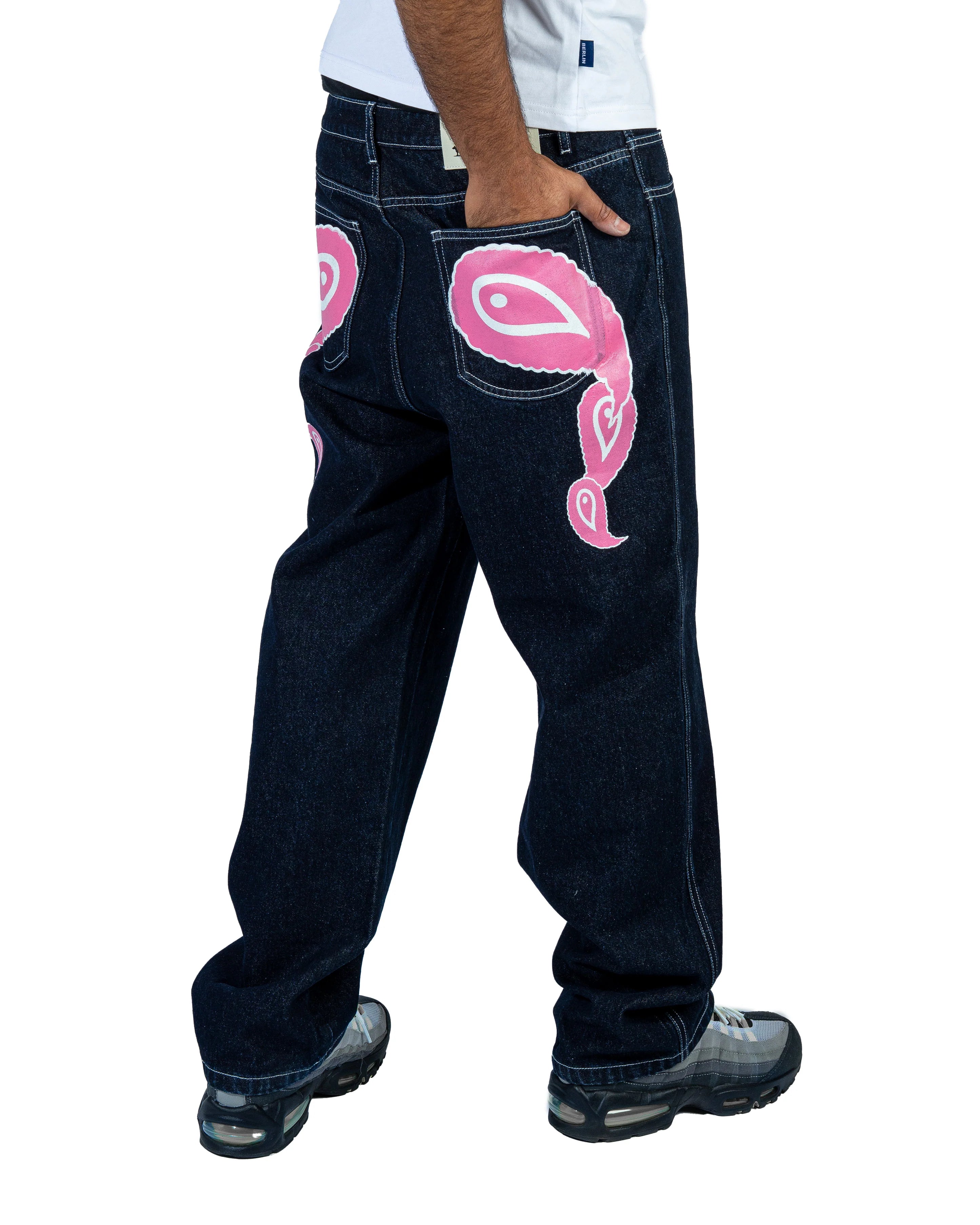 RAVANI Nazar Paisley Denim Pink