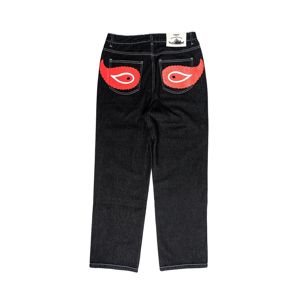 RAVANI Nazar Paisley Denim Red