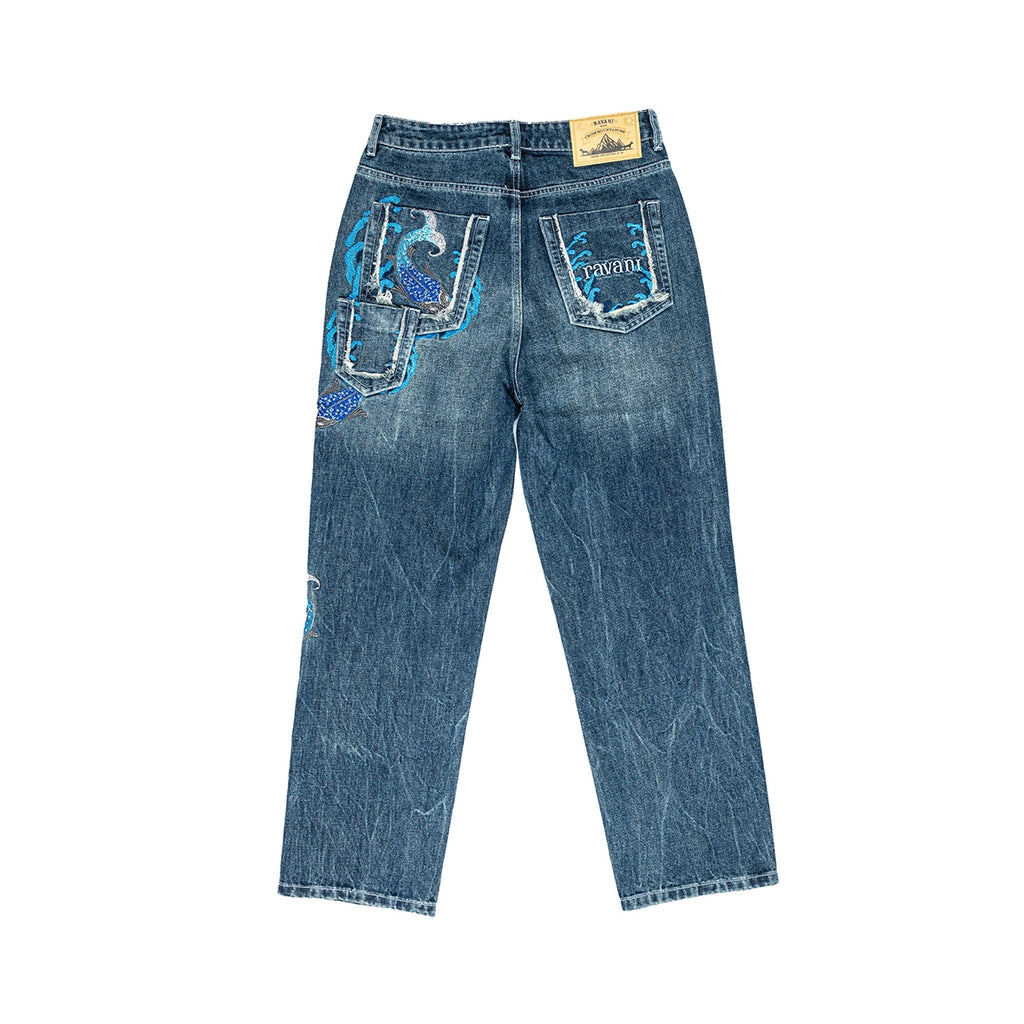 RAVANI Persian Mahi Long Denim