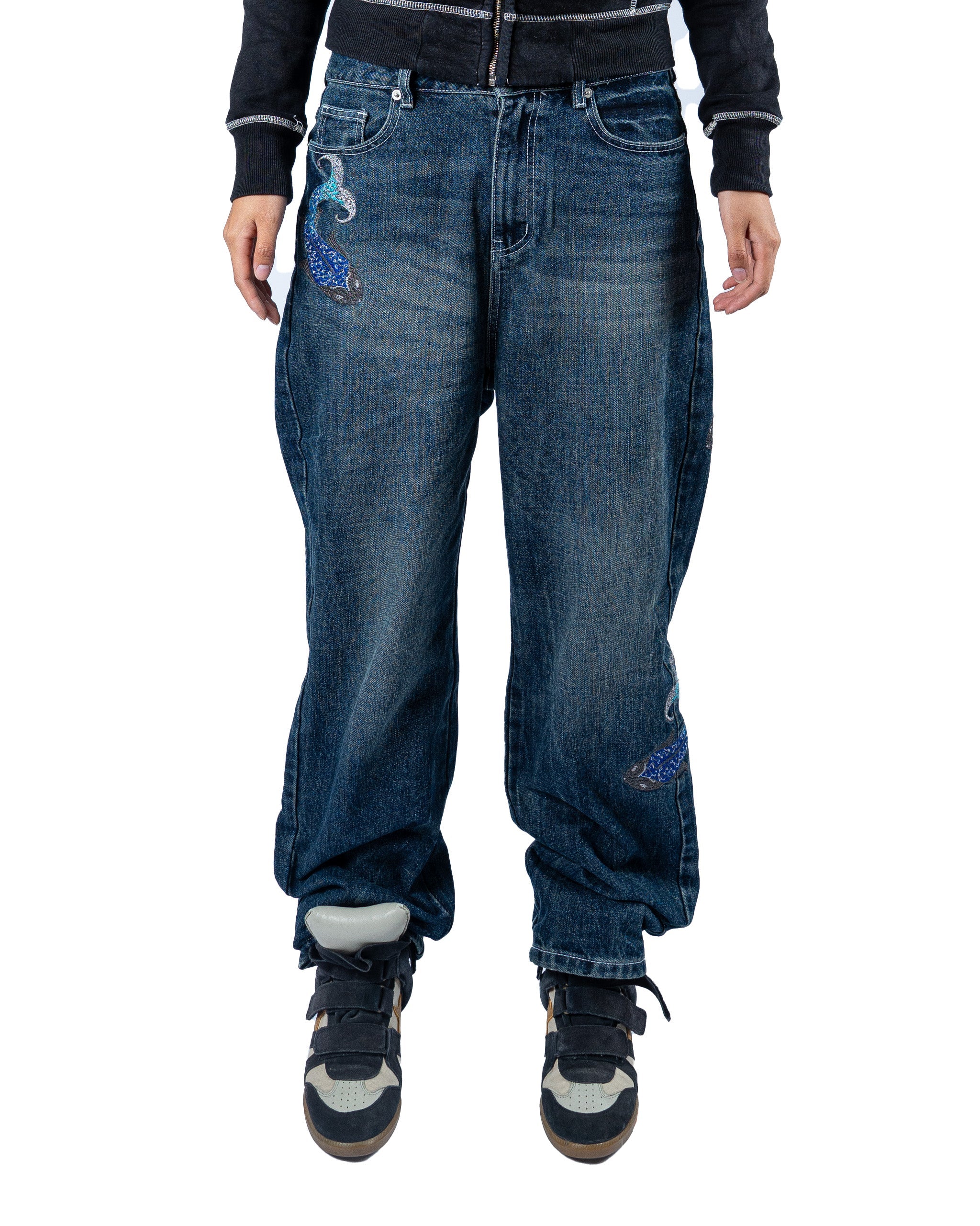 RAVANI Persian Mahi Long Denim