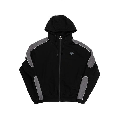 RAVANI Raze Panel Hoodie Black