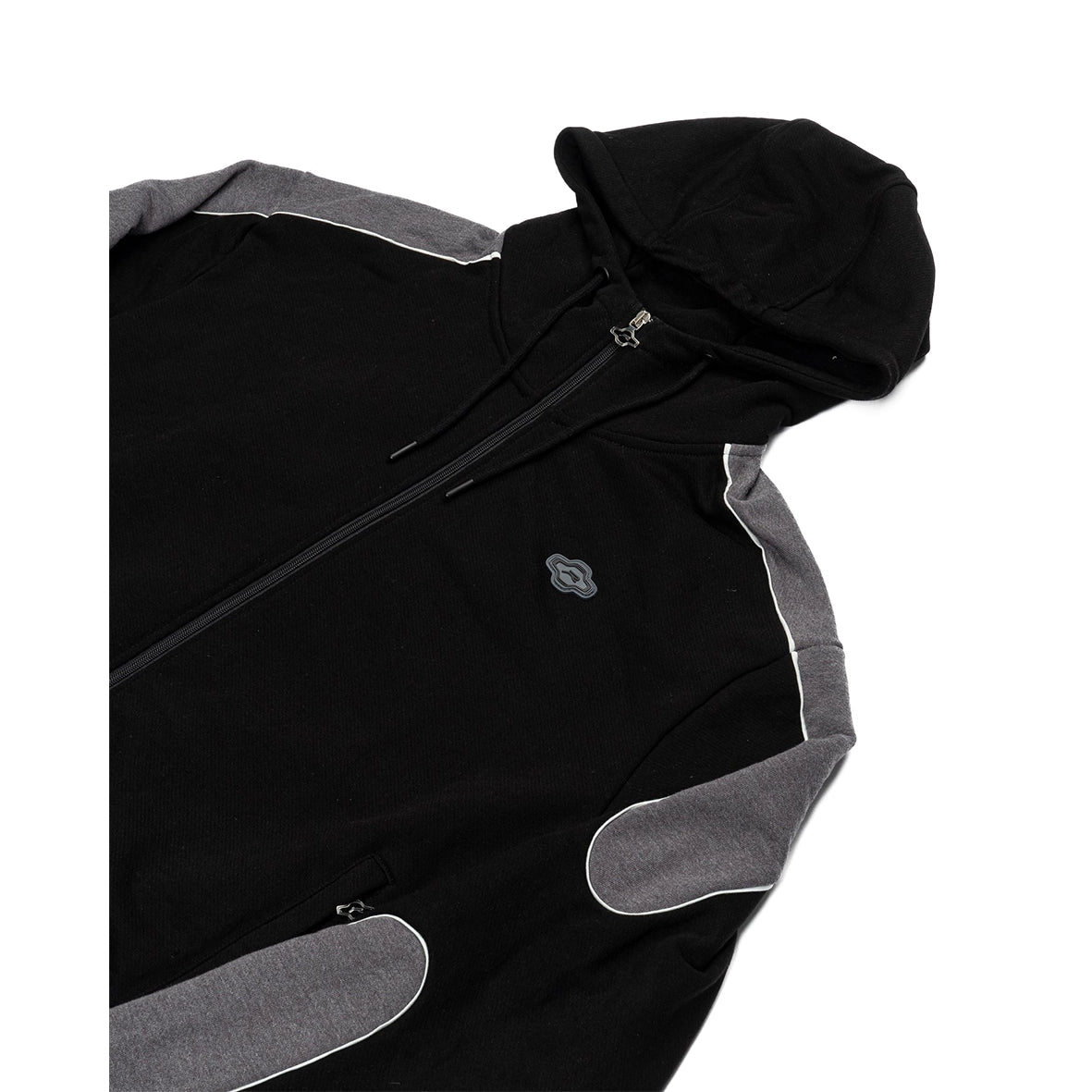 RAVANI Raze Panel Hoodie Black