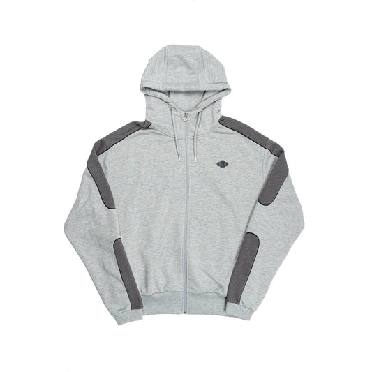 RAVANI Raze Panel Hoodie Heather Grey