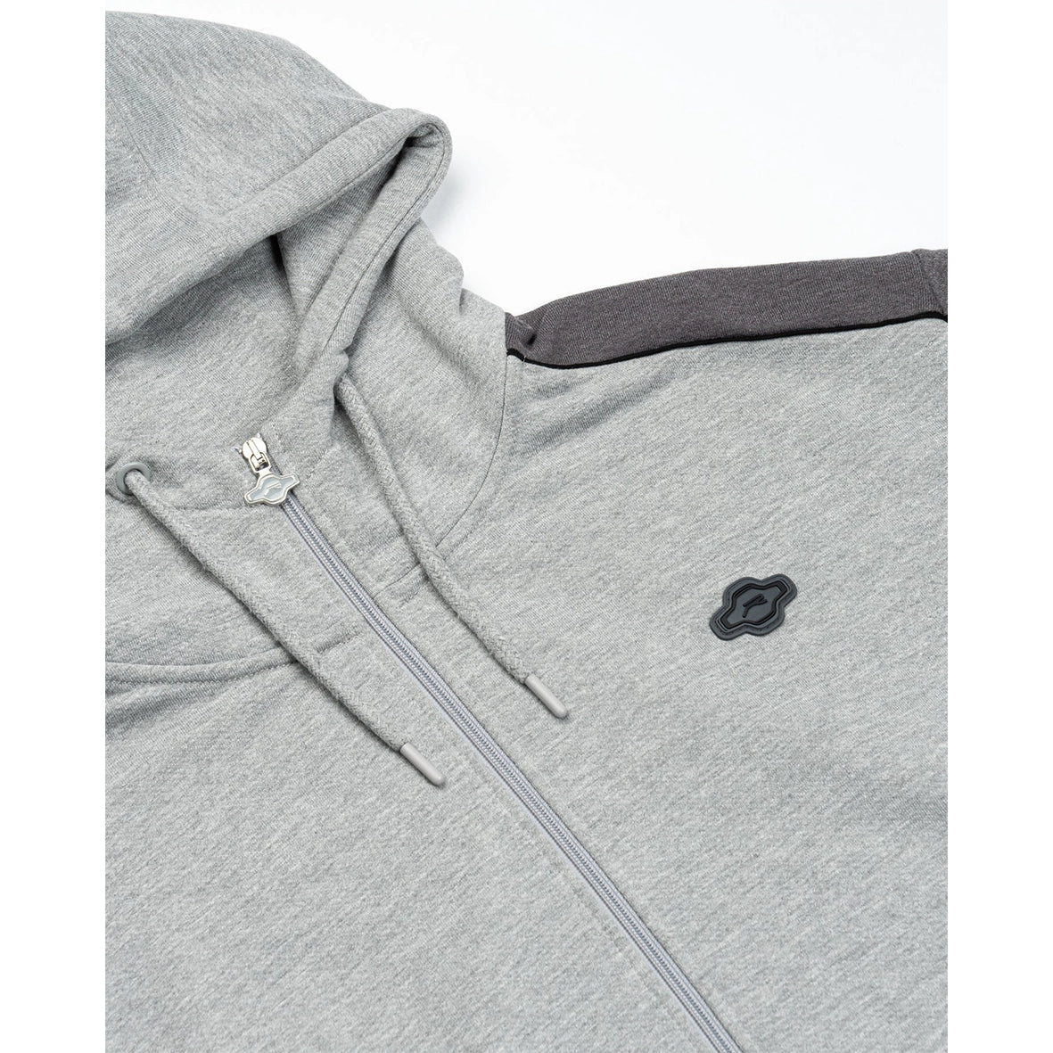 RAVANI Raze Panel Hoodie Heather Grey