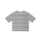 RYA Hamptons Polo Striped Black White