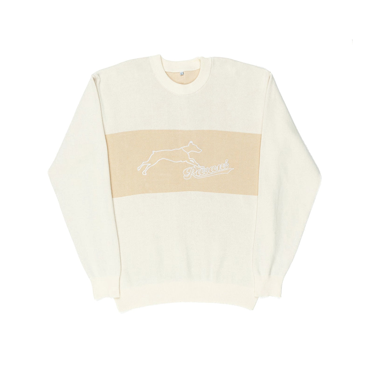 RAVANI Doberman Knit Crewneck Creme