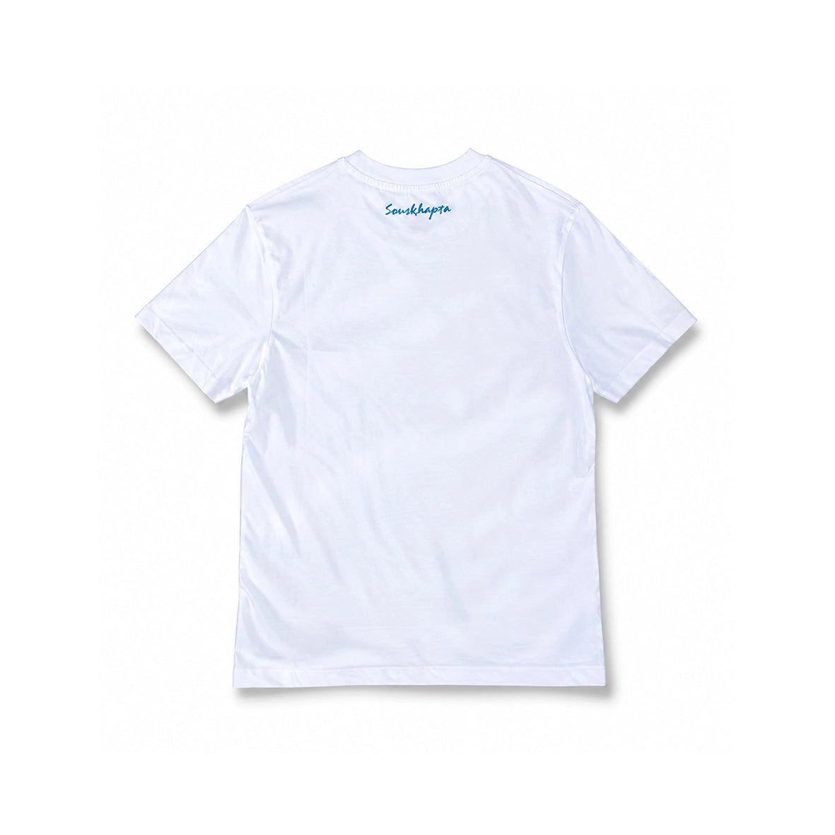 SOUSKHAPTA Cheetah Print S T-Shirt White