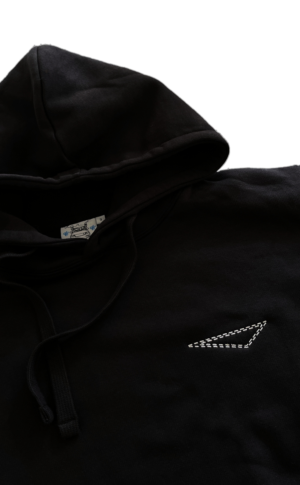 SPORTLECH ELEGANT Black Hoodie 2 Stiched Logo