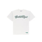 SPORTLECH ELEGANT Green Font T-Shirt White
