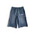 STEEZY Double Knee Long Short Navy