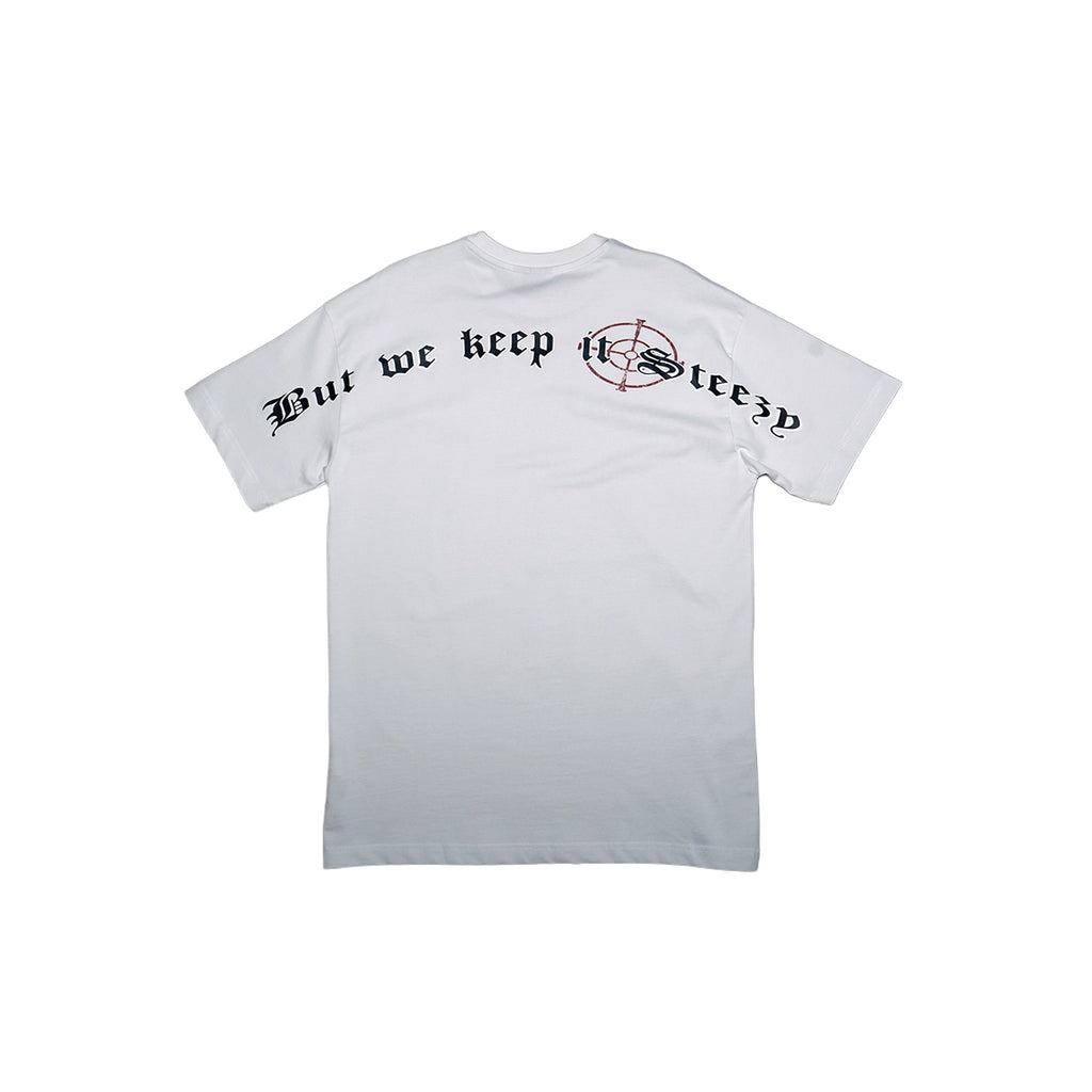 STEEZY Raw Talk T-Shirt White