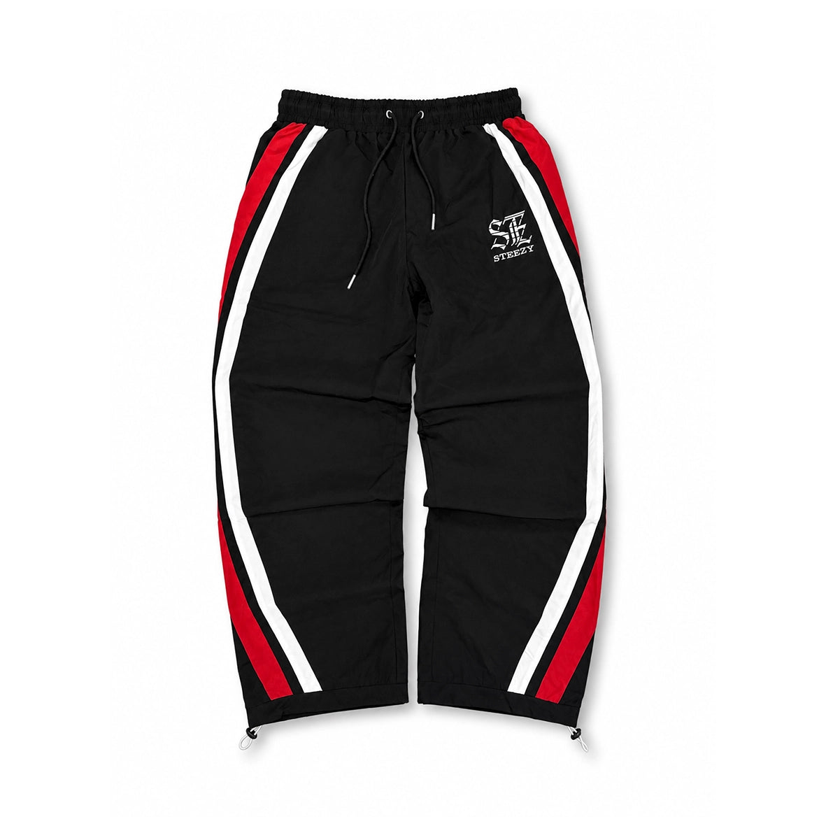 STEEZY STZ Track Joggers Black Red