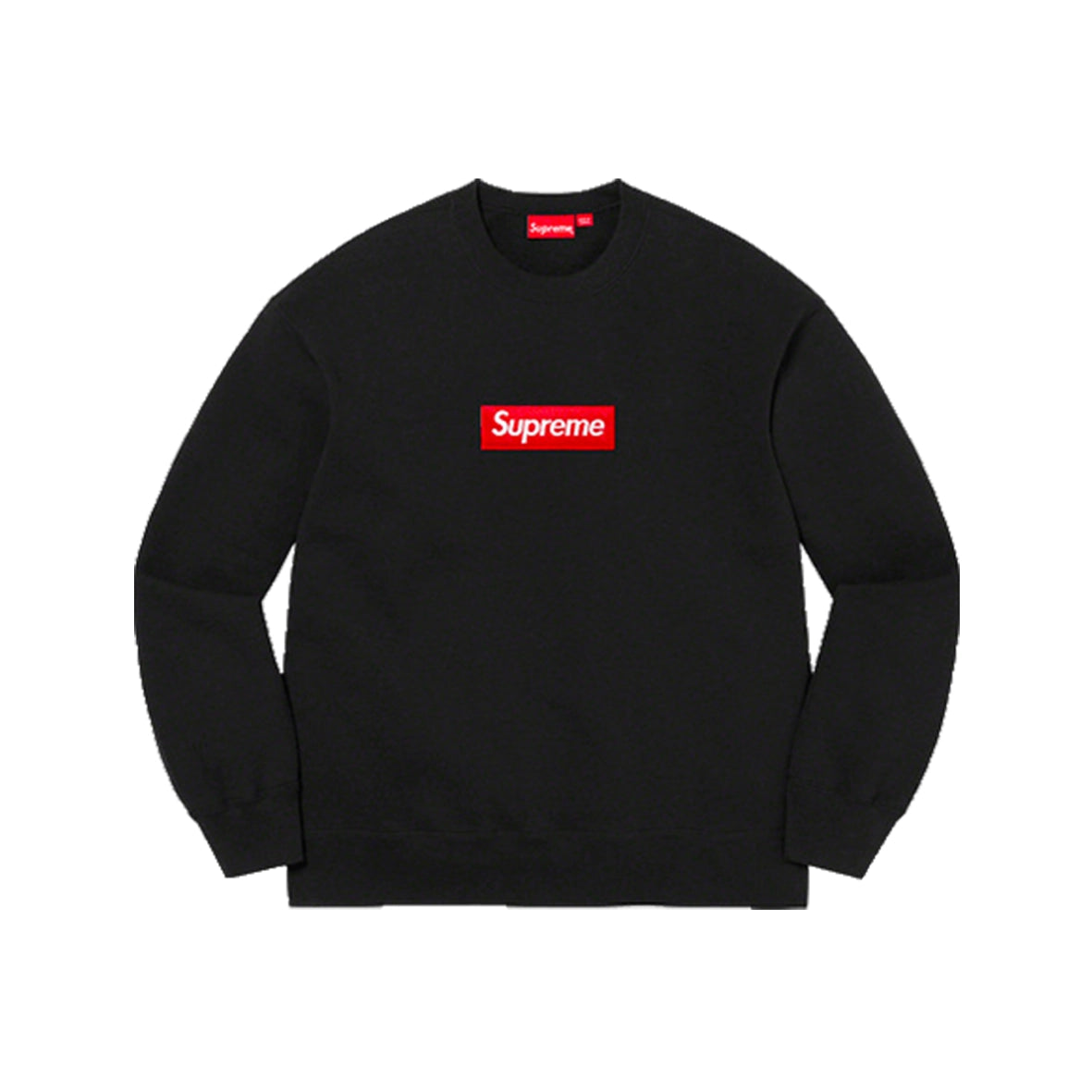 SUPREME Box Logo Crewneck Black Red