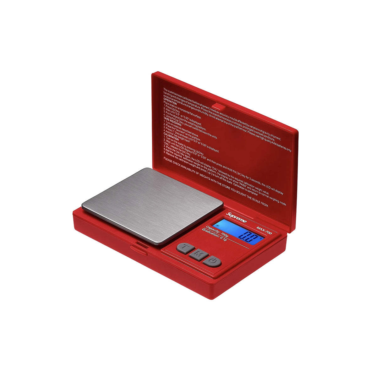 SUPREME AWS Max 700 Digital Scale Red