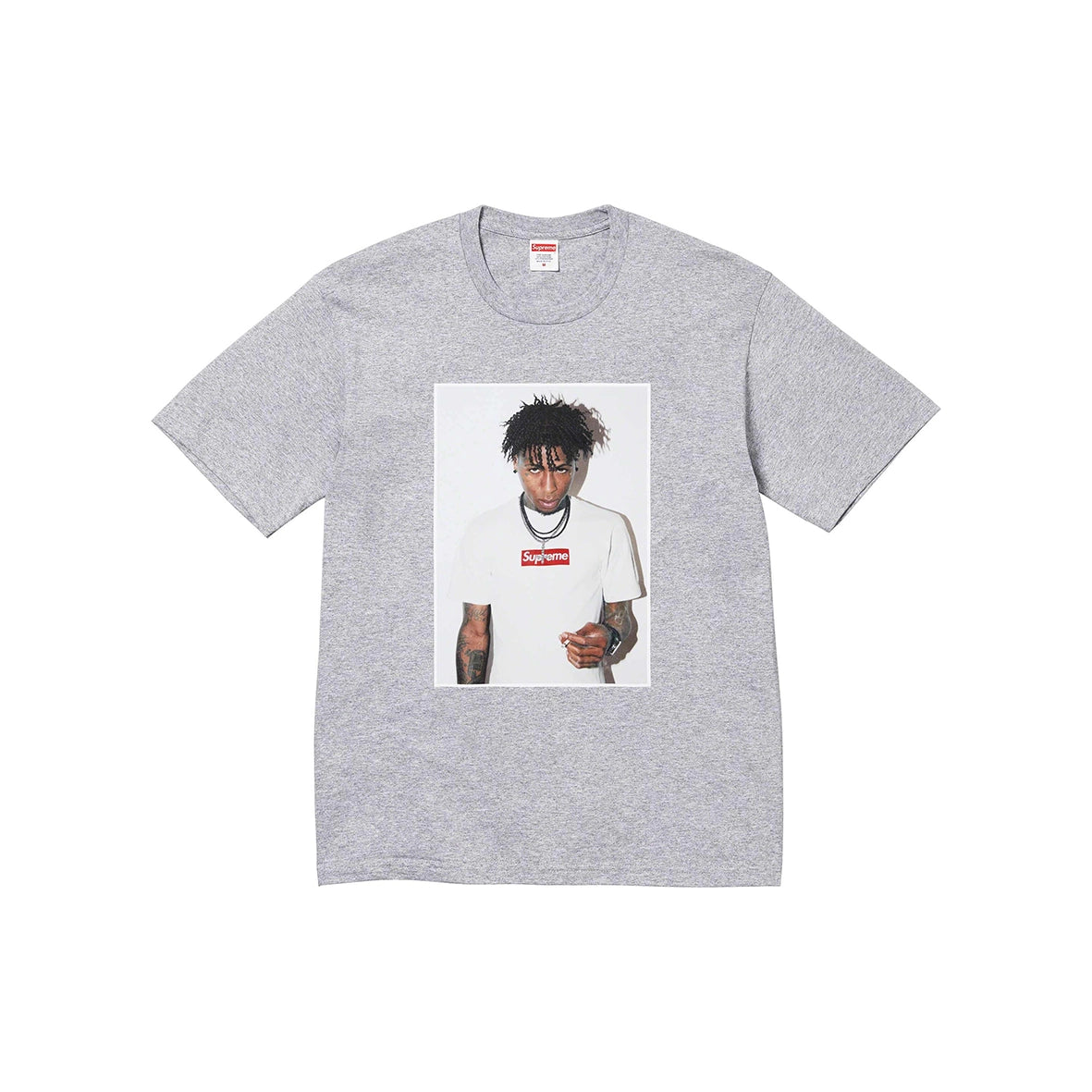SUPREME NBA Youngboy T-Shirt Grey