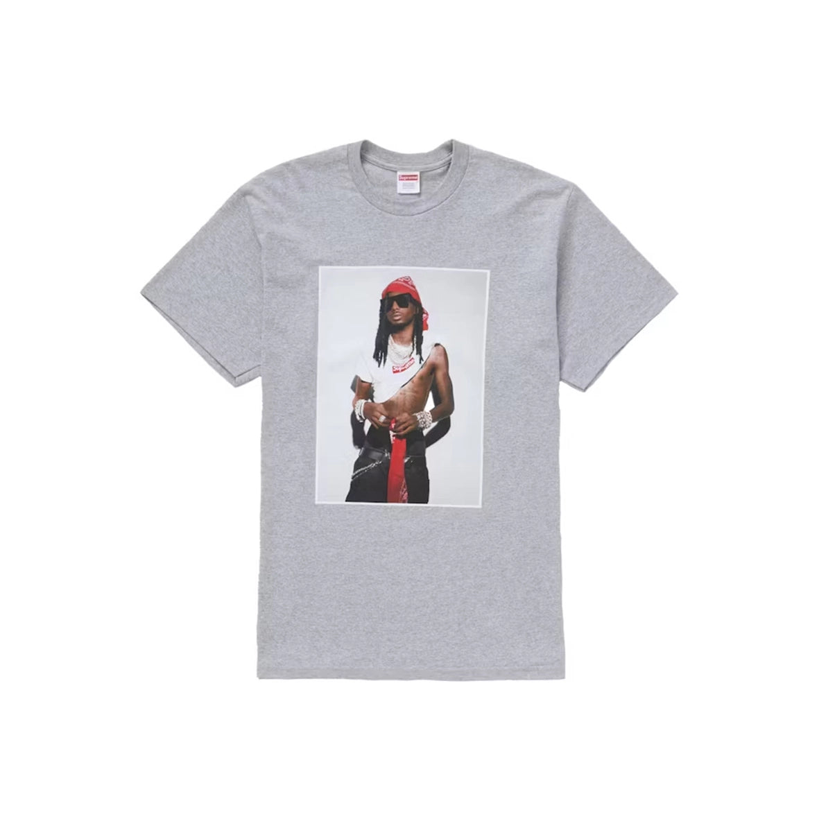 SUPREME Playboi Carti T-Shirt Heather Grey