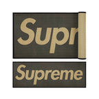 SUPREME Woven Straw Mat Black