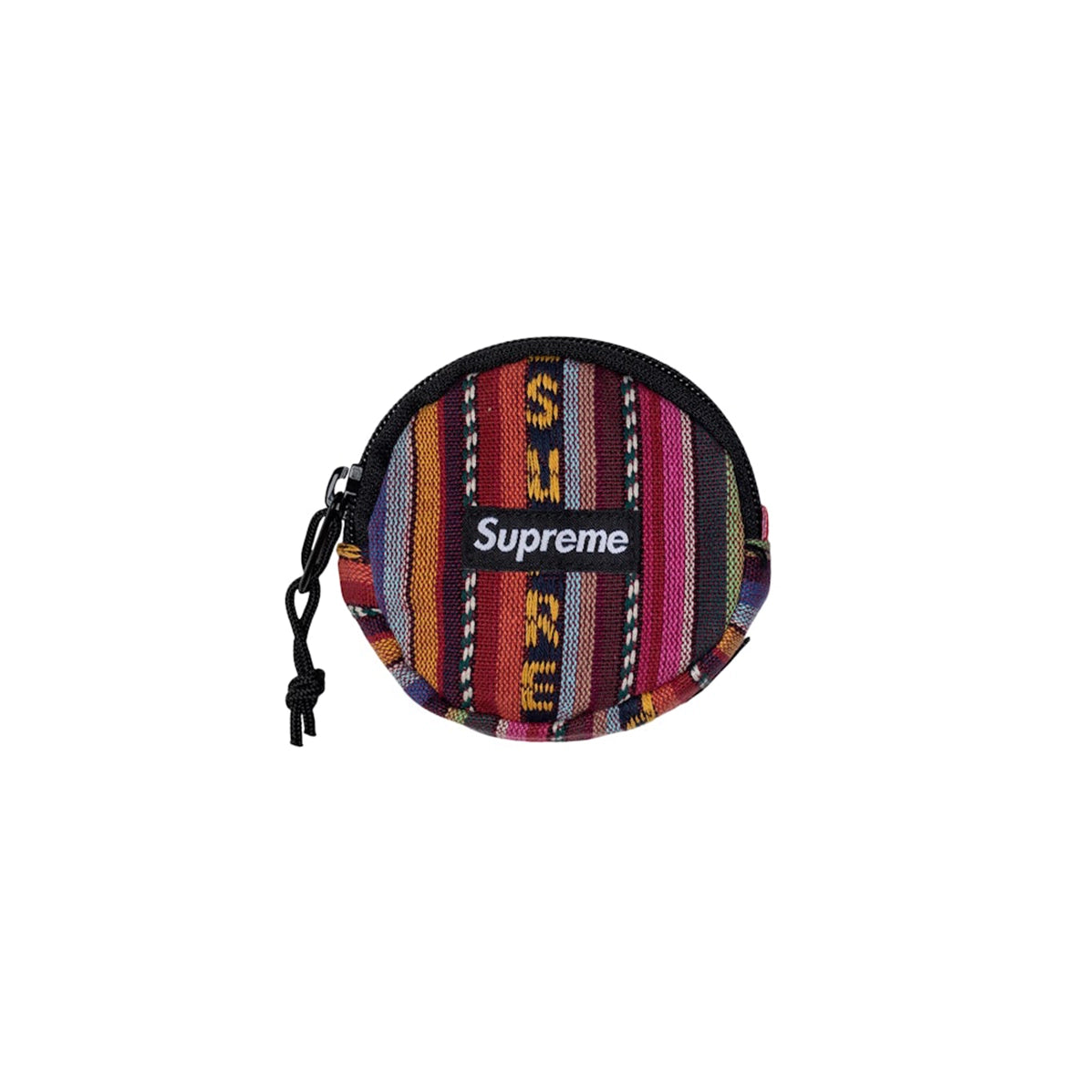 SUPREME Woven Stripe Coin Pouch Multi