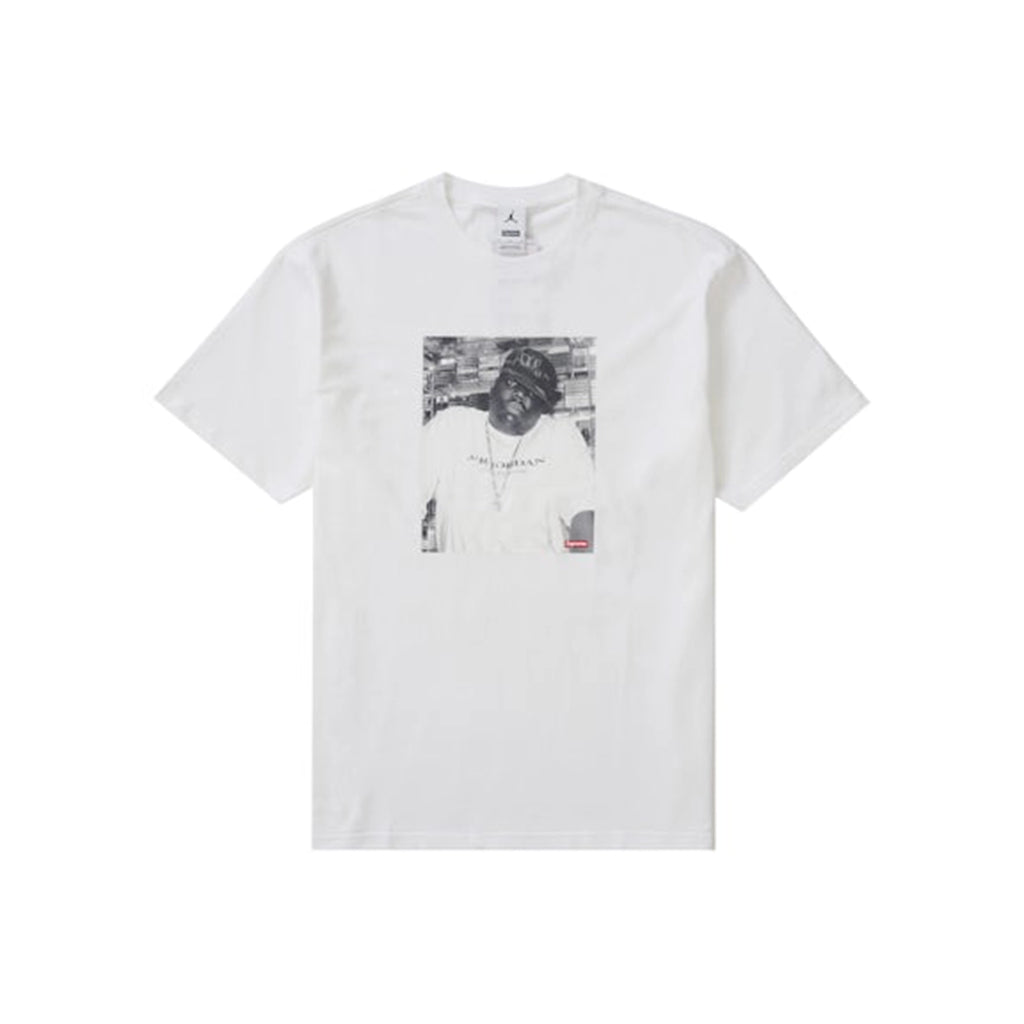 SUPREME Jordan Biggie S/S Top White
