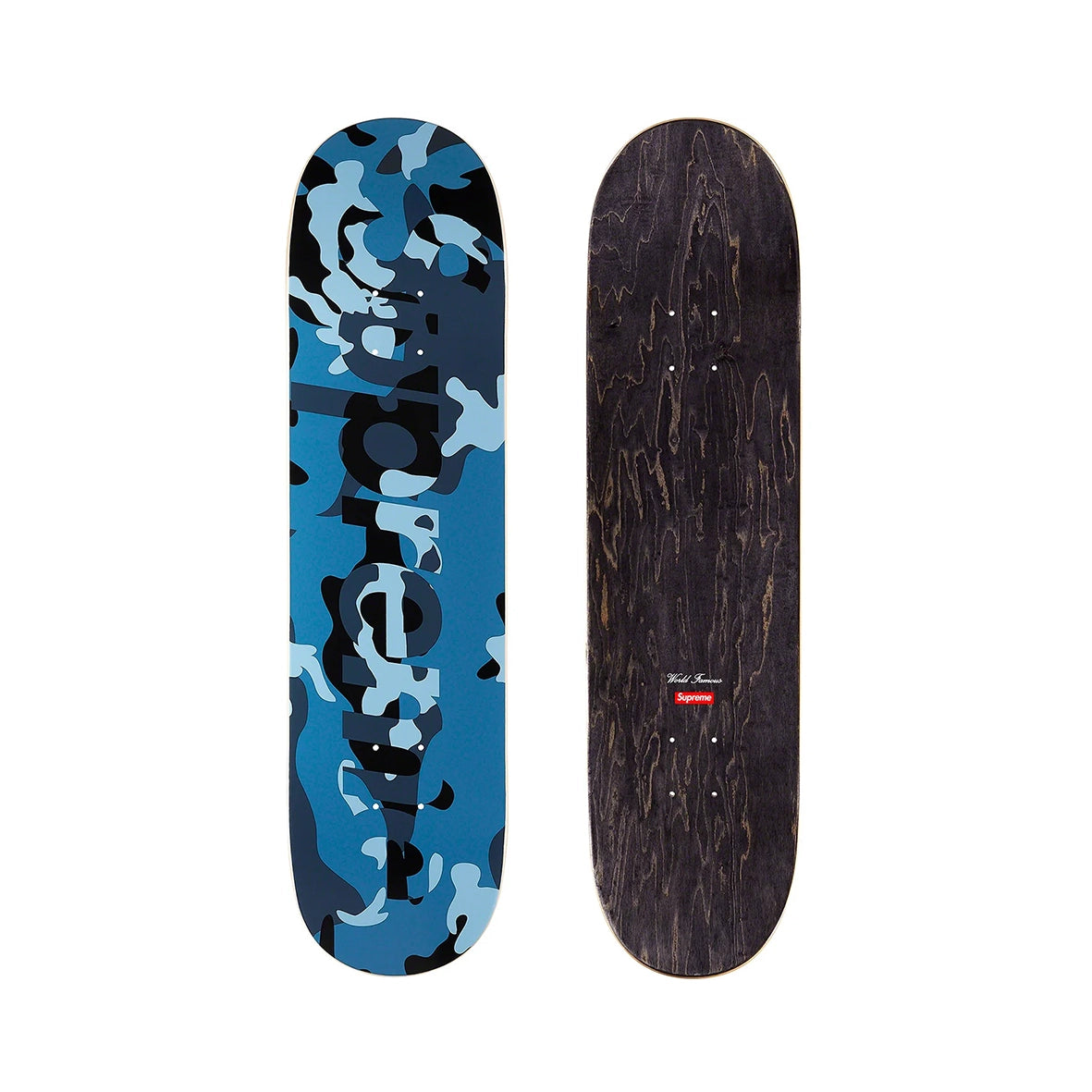 SUPREME Skate Deck Camo Blue