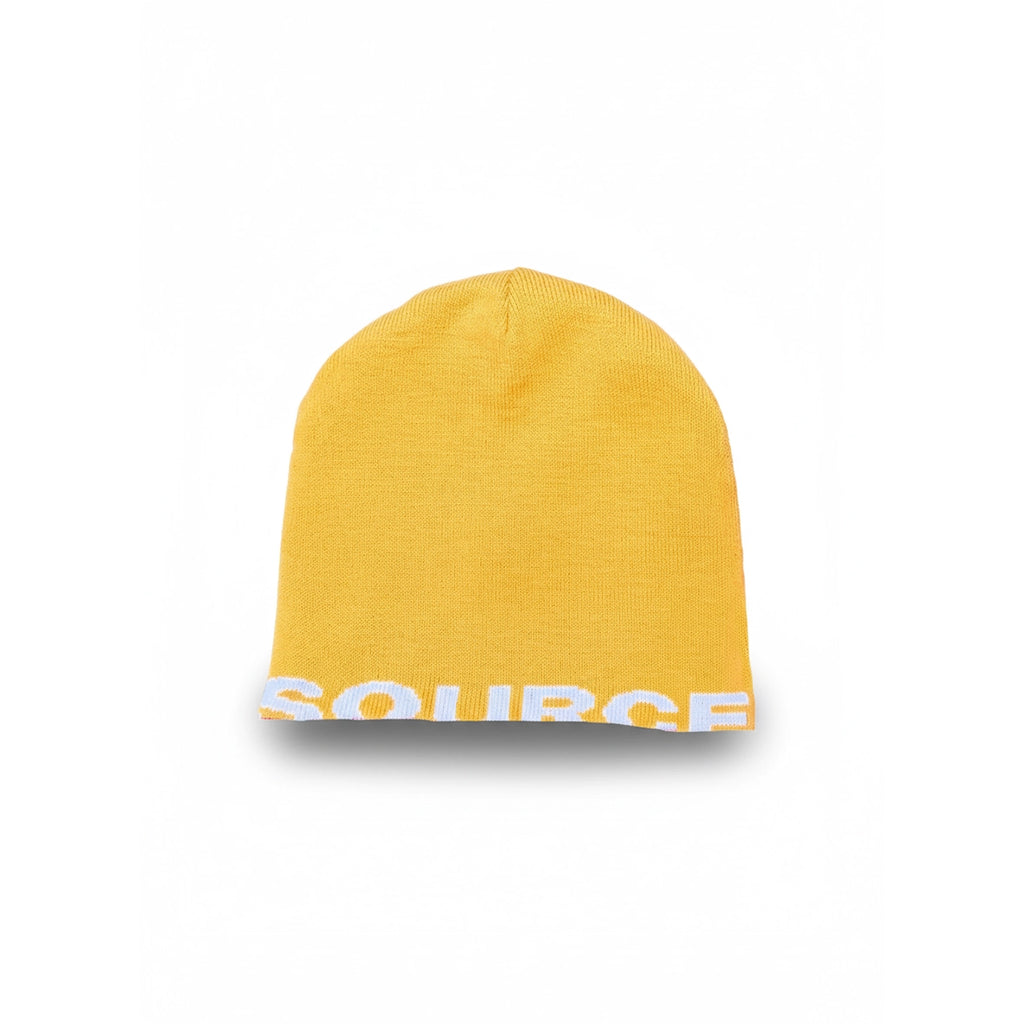 THE SOURCE Reversible Beanie Yellow/Red