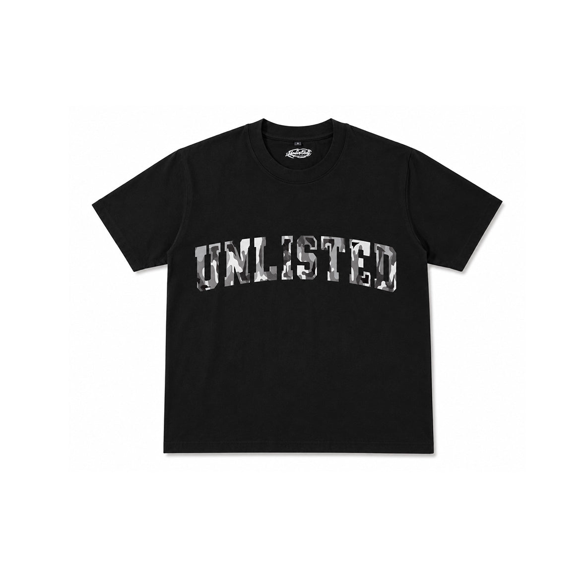 UNLISTED Camo T-Shirt Black