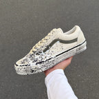 VANS LX Old Skool 36 Paint Splatter Turtledove VN000D9RDJR1
