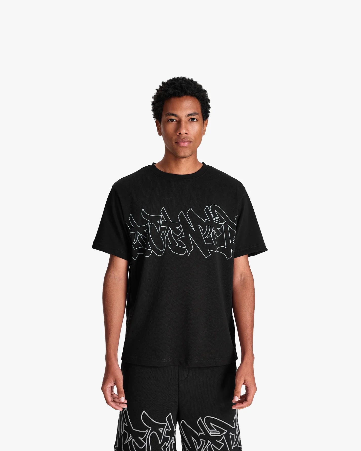 VICINITY Graffiti T-Shirt Black