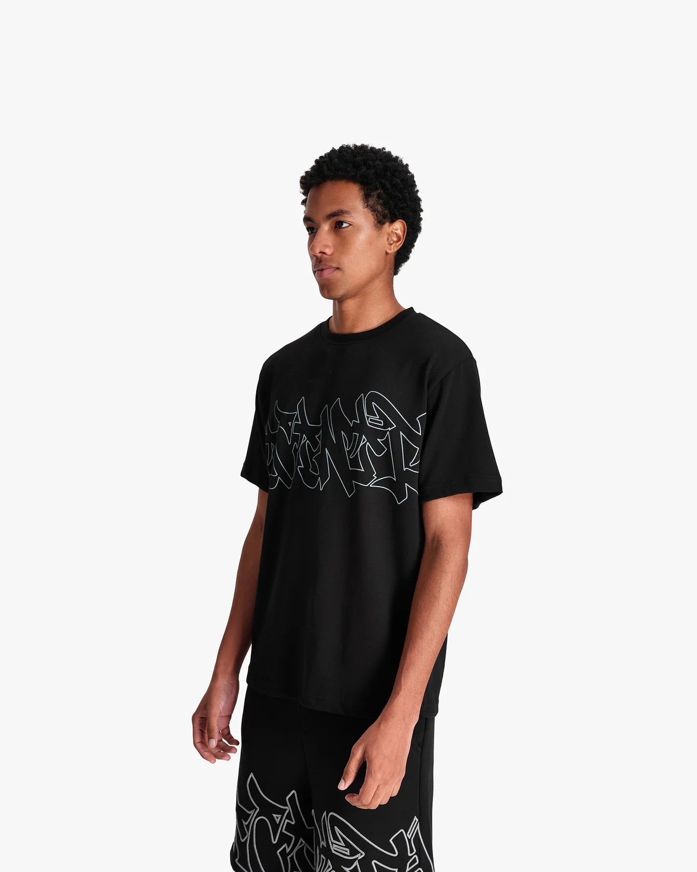VICINITY Graffiti T-Shirt Black