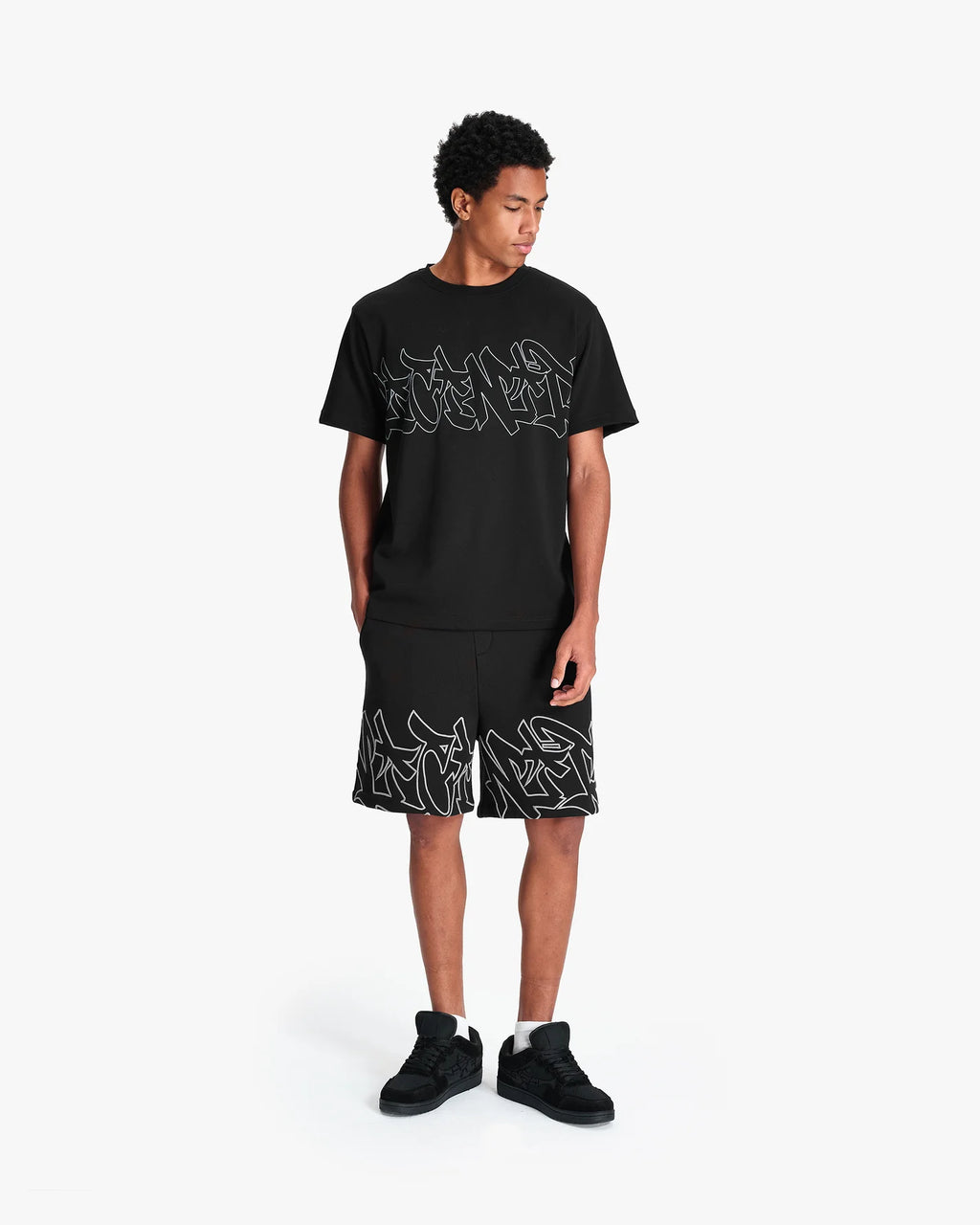 VICINITY Graffiti T-Shirt Black
