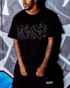 VICINITY Graffiti T-Shirt Black