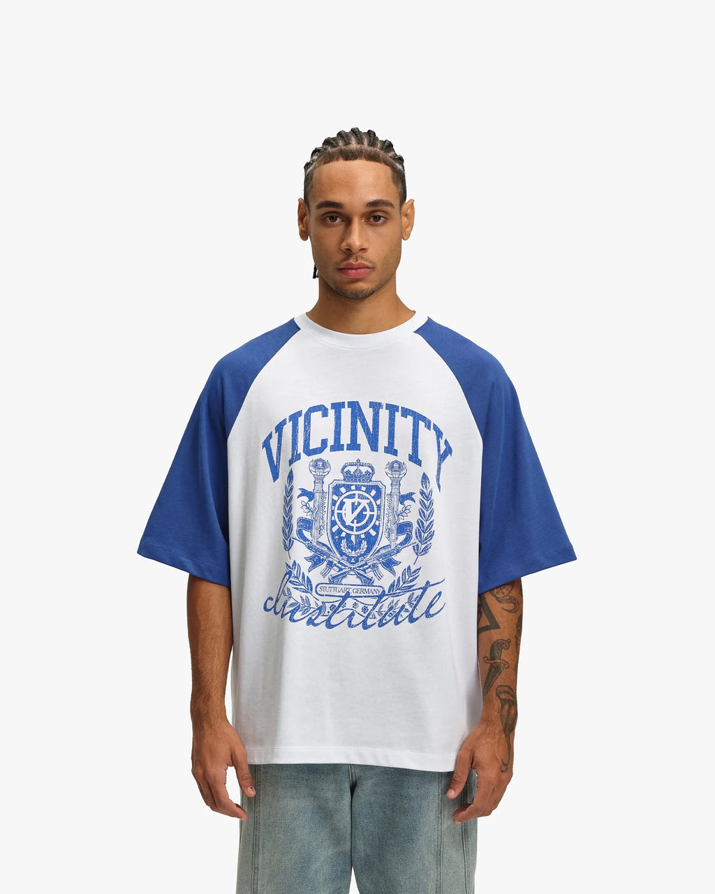 VICINITY Institute T-Shirt White Blue