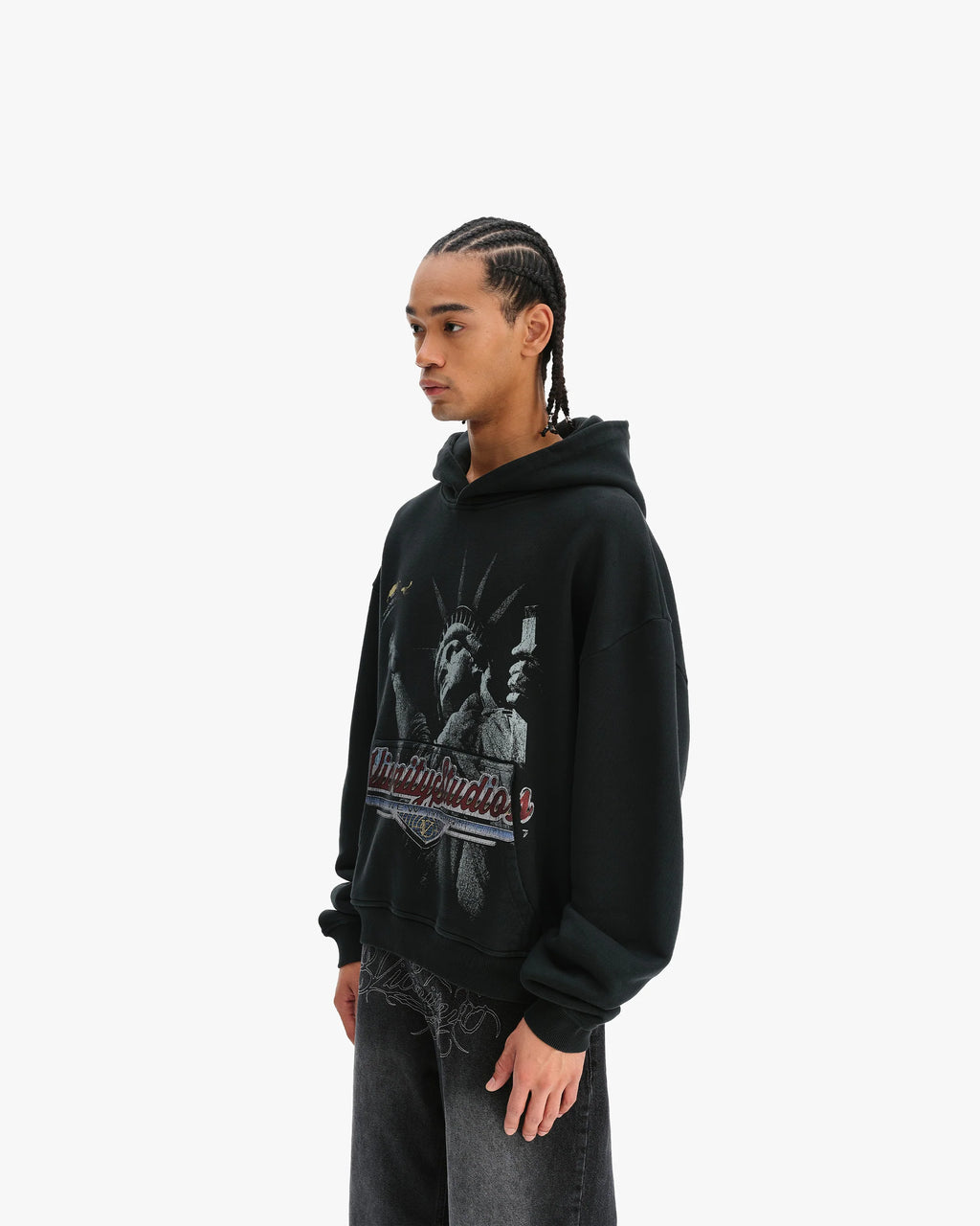 VICINITY Lady Liberty Hoodie Vintage Wash