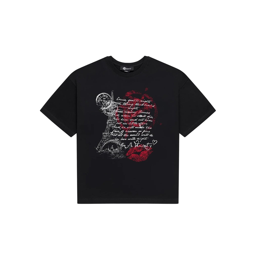 VICINITY Love Letter T-Shirt Black