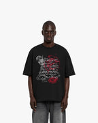 VICINITY Love Letter T-Shirt Black