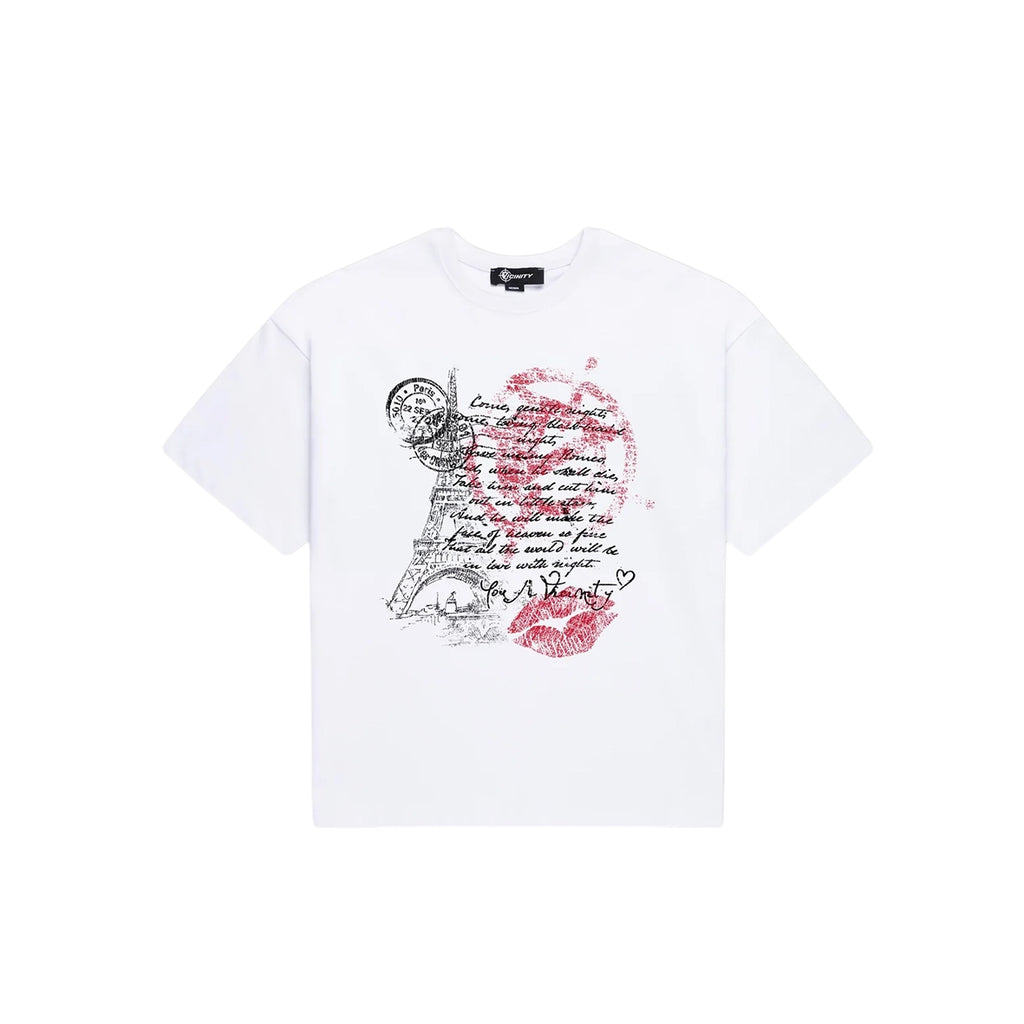 VICINITY Love Letter T-Shirt White
