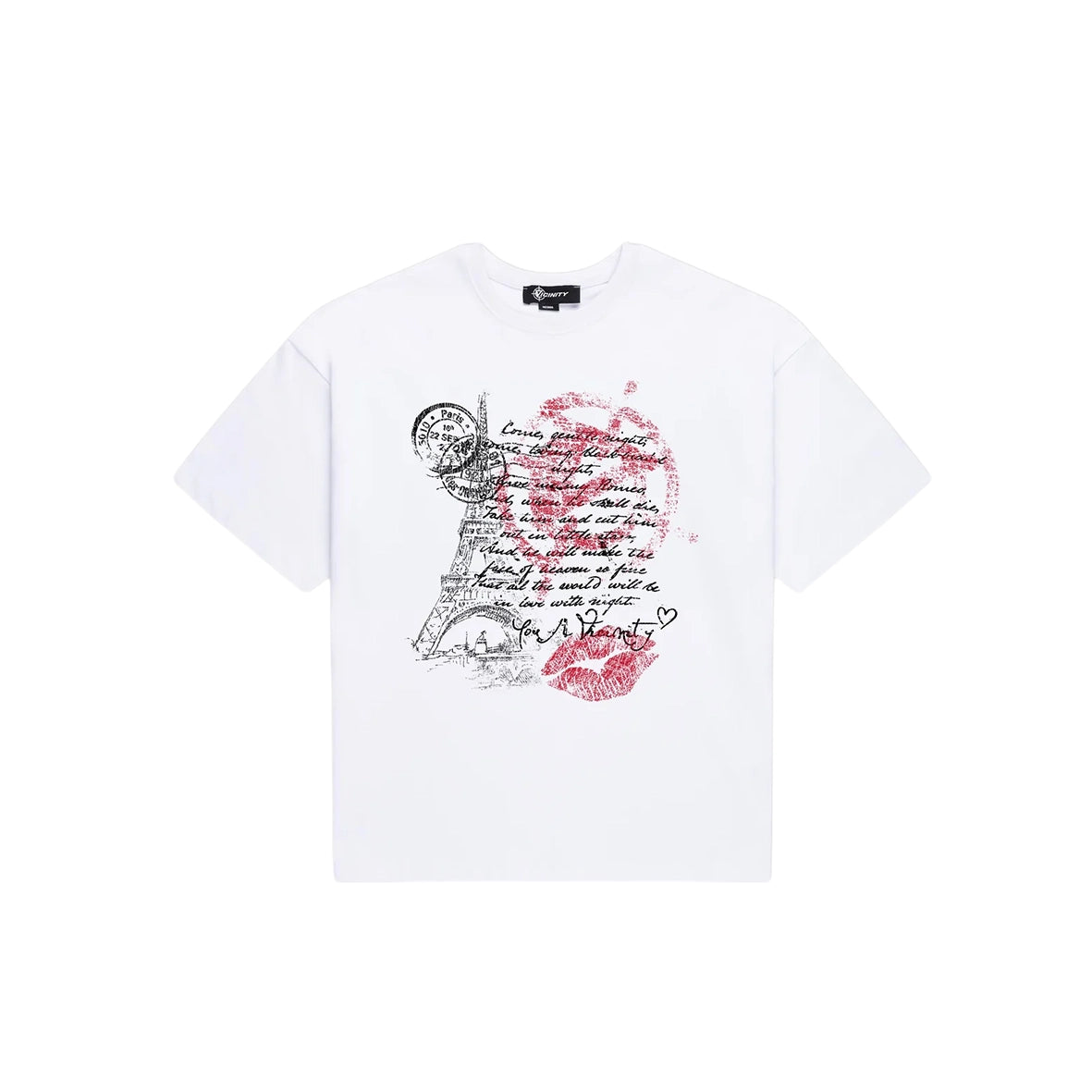 VICINITY Love Letter T-Shirt White