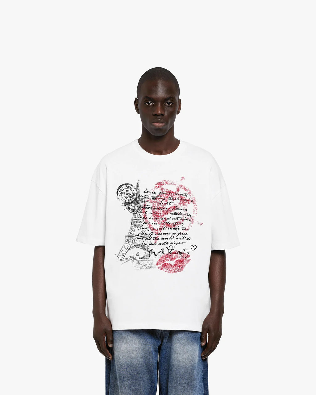 VICINITY Love Letter T-Shirt White