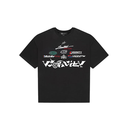 VICINITY Racing Logos T-Shirt Black