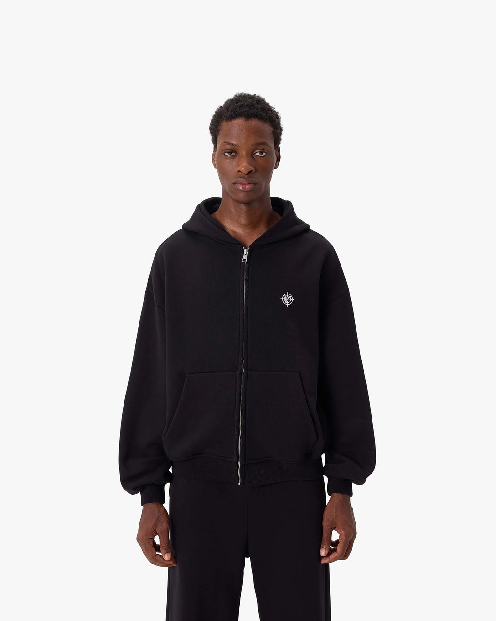 VICINITY Softs Zip-Hoodie Black