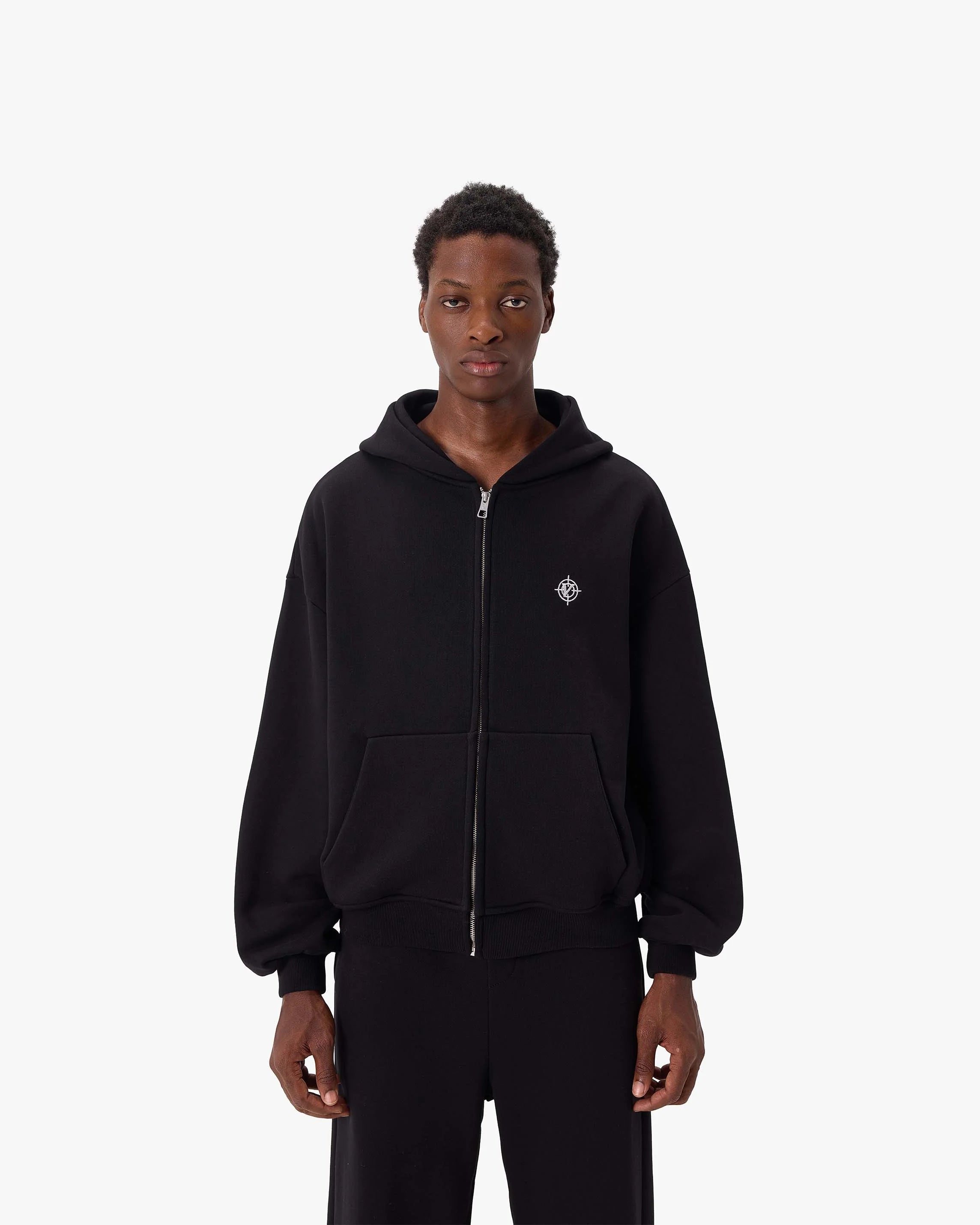 VICINITY Softs Zip-Hoodie Black