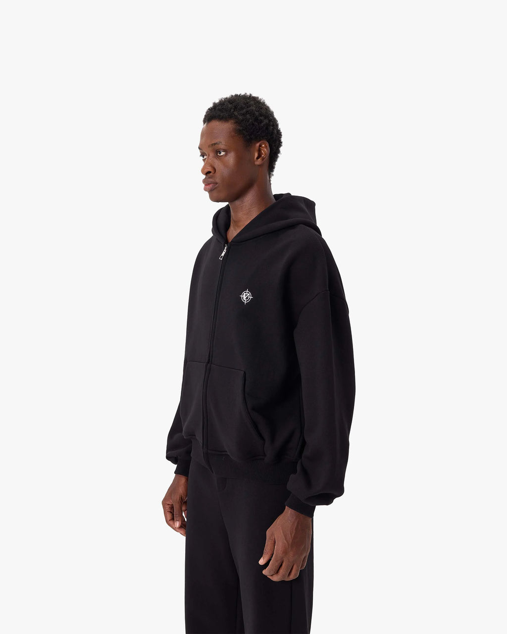 VICINITY Softs Zip-Hoodie Black