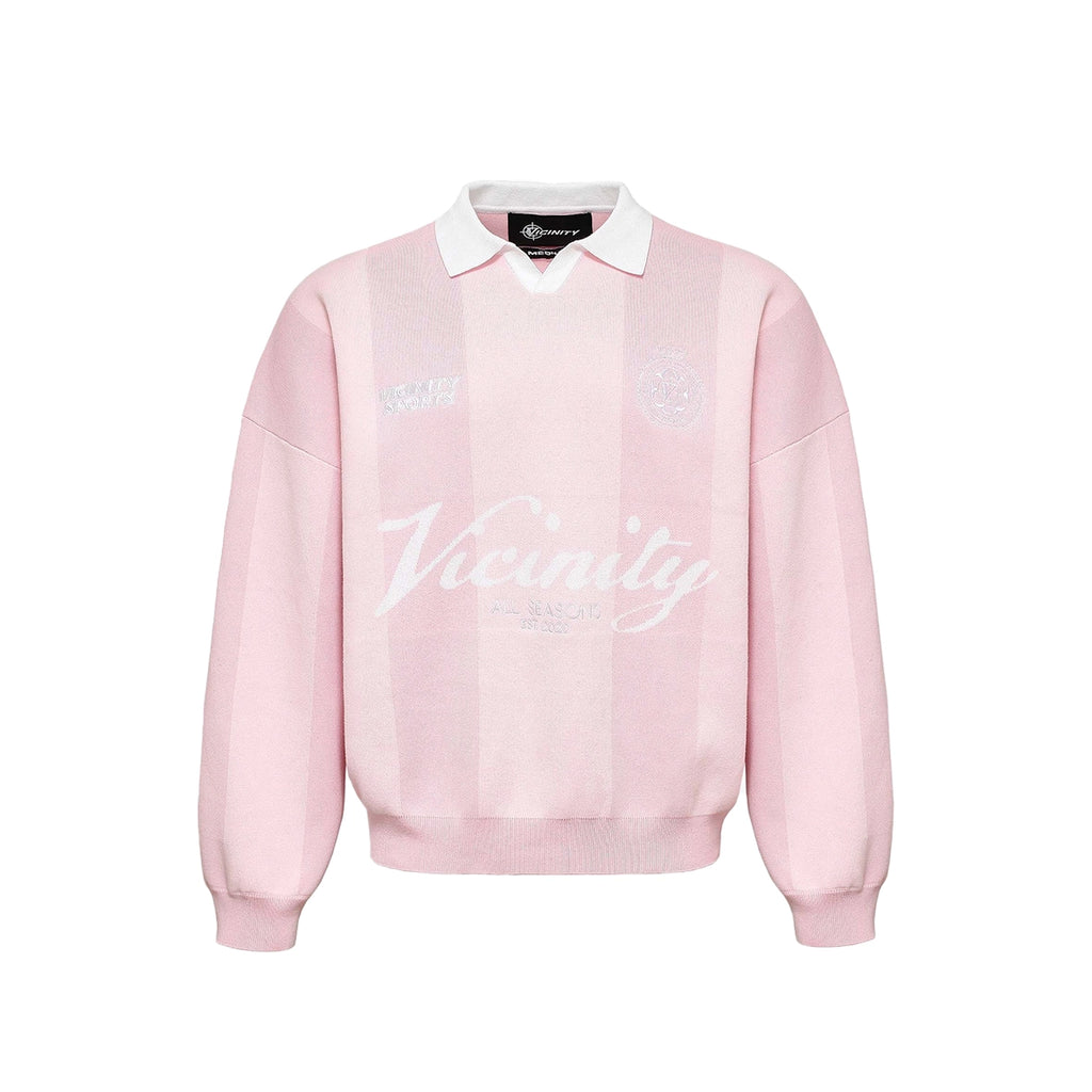 VICINITY Sports Team Jersey Knit Pink