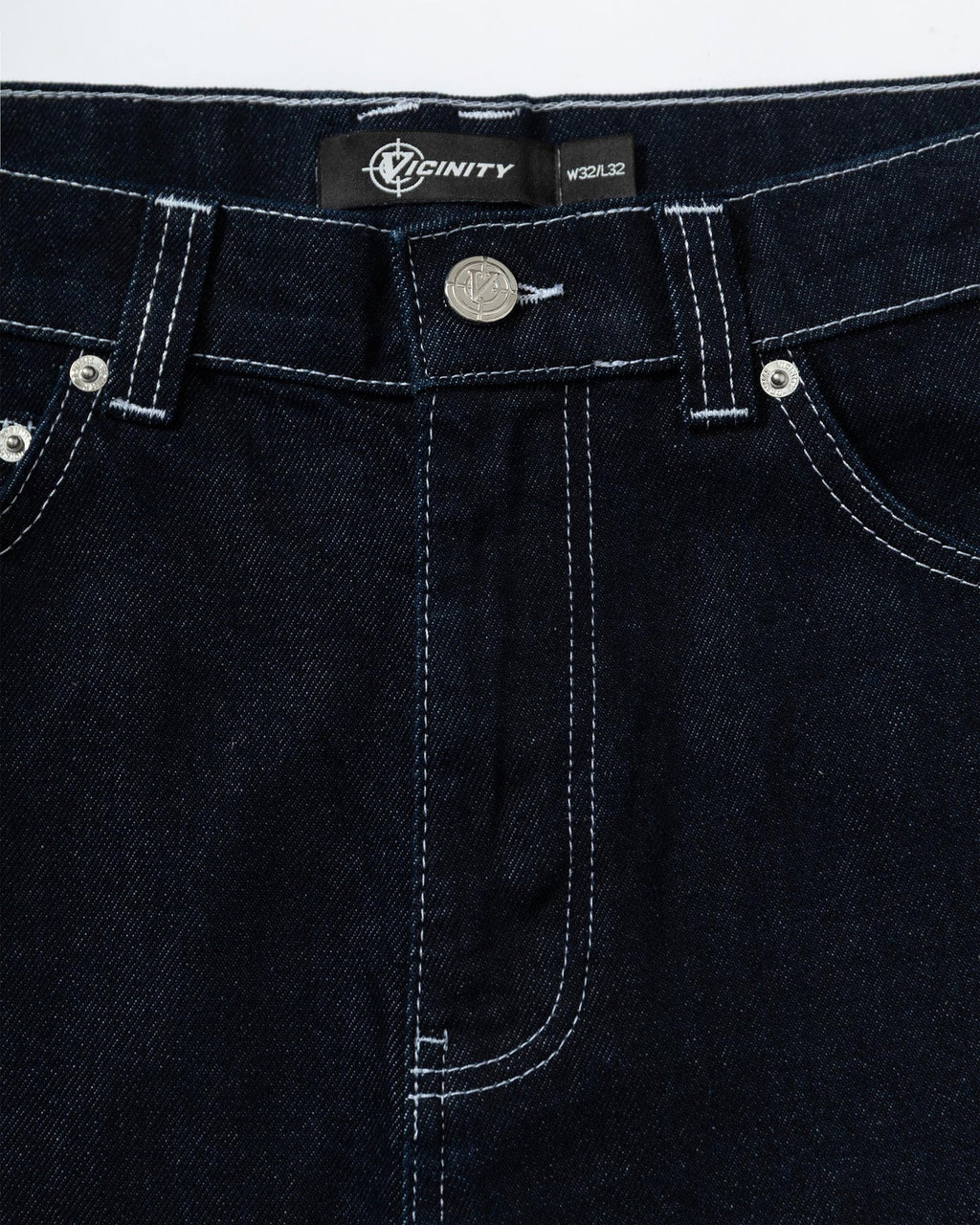 VICINITY Volume Denim Raw Blue