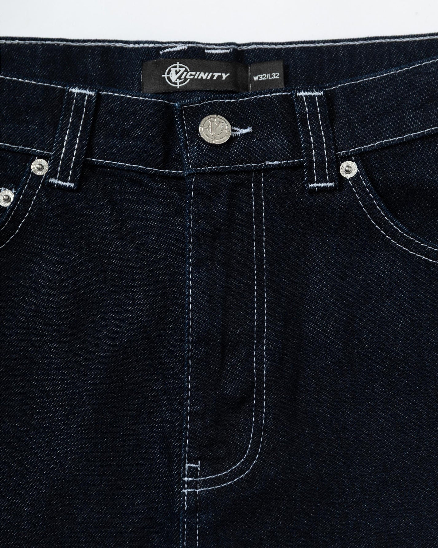 VICINITY Volume Denim Raw Blue