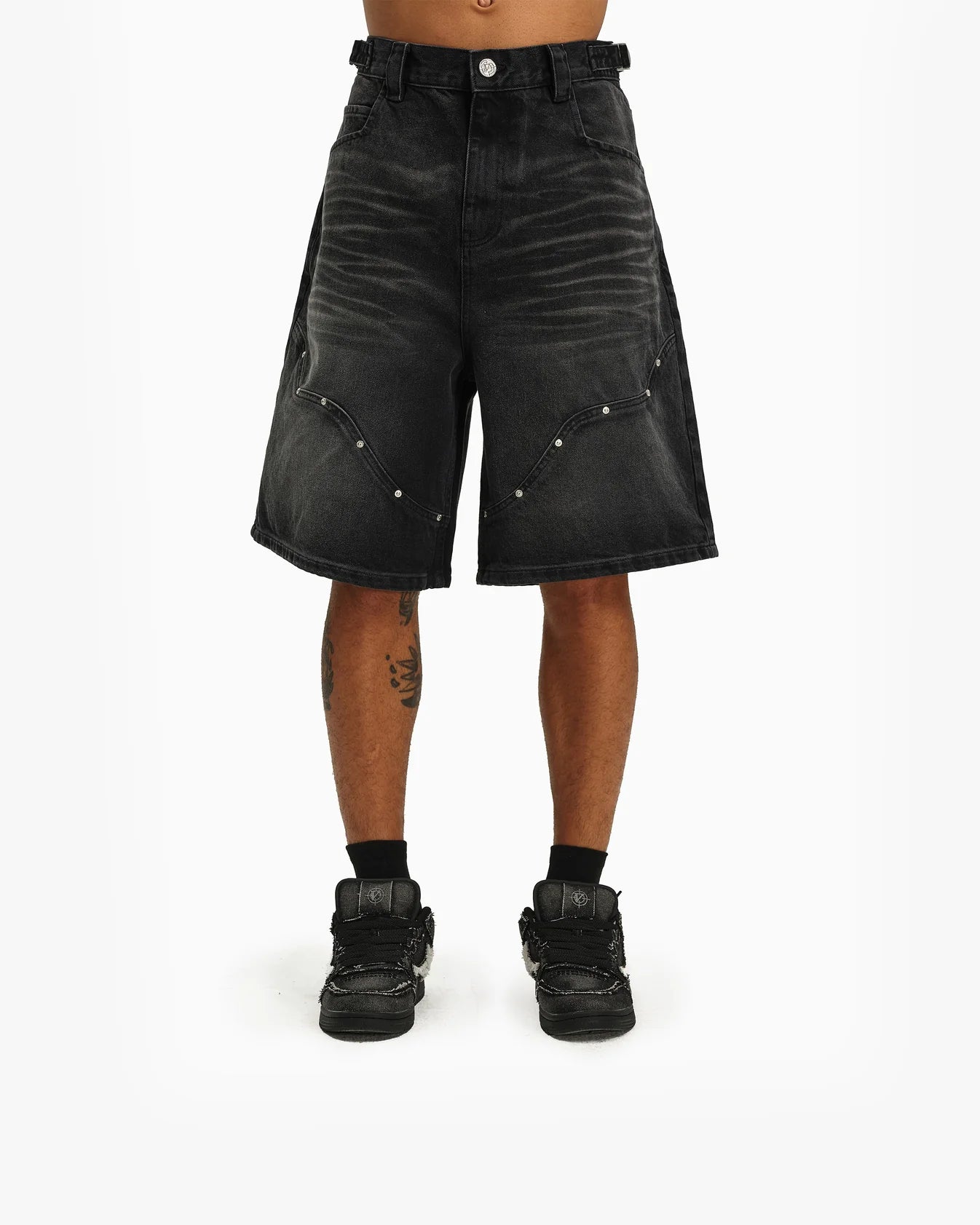 VICINITY Wild South Denim Jorts Coal