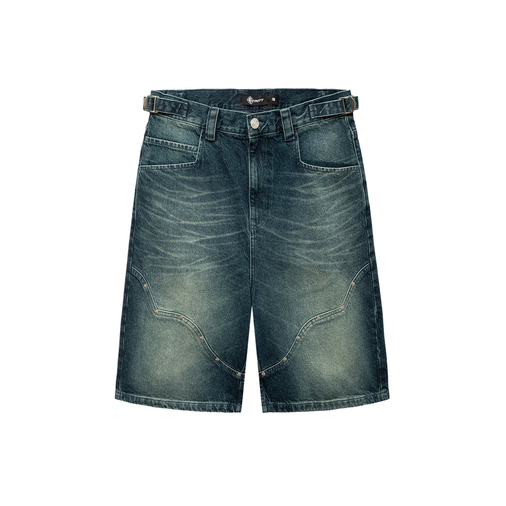 VICINITY Wild South Denim Jorts Lake