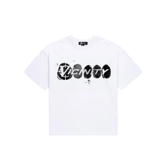 VICINITY Fingerprint T-Shirt White