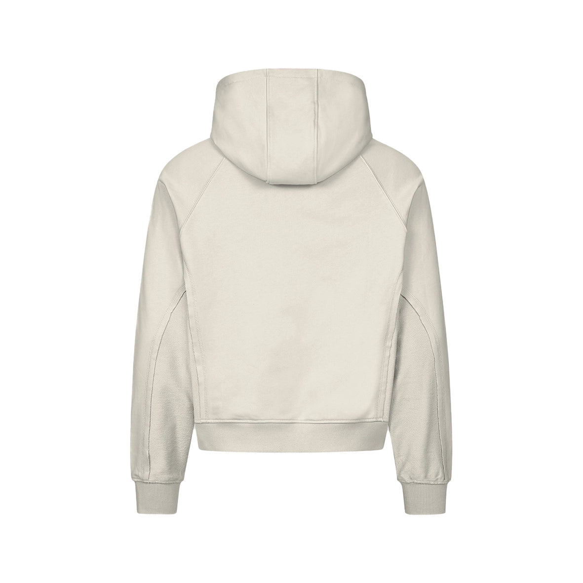 VICINITY Inside Out Zip Hoodie Beige